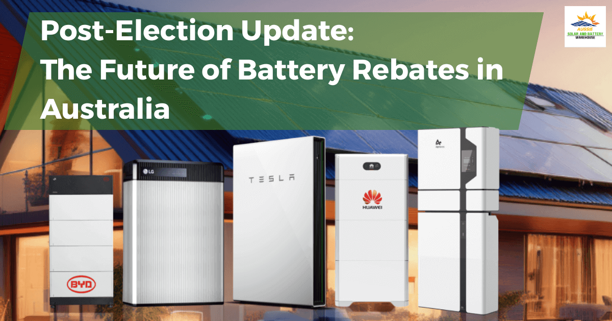 Battery Rebates in Australia